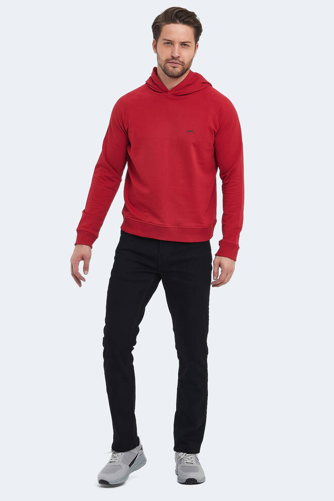 Slazenger KICKER Erkek Sweatshirt Kırmızı