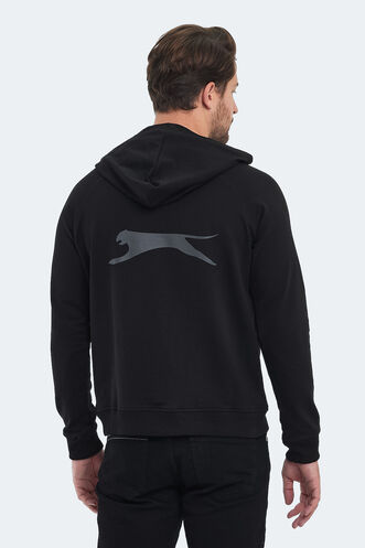 Slazenger KICKER Erkek Sweatshirt Siyah - Thumbnail