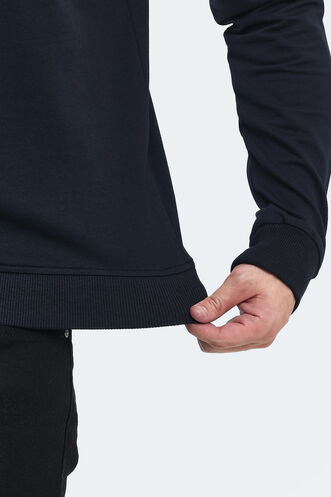 Slazenger KICKER Men's Sweatshirt Navy - Thumbnail