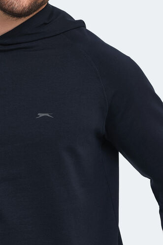 Slazenger KICKER Men's Sweatshirt Navy - Thumbnail