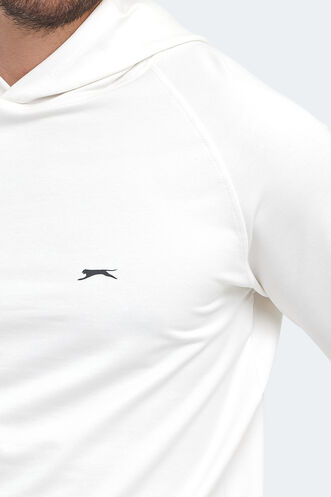 Slazenger KICKER Men's Sweatshirt Broken White - Thumbnail