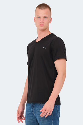 Slazenger KID Men's T-Shirt Black - Thumbnail