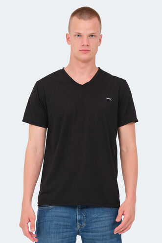 Slazenger KID Men's T-Shirt Black - Thumbnail