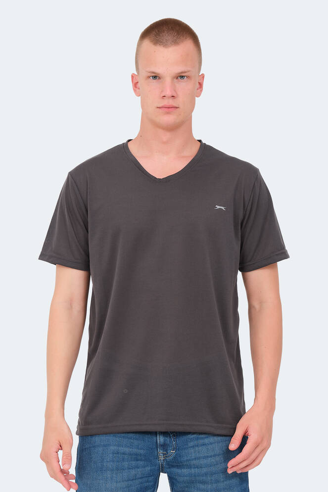 Slazenger KID Men's T-Shirt Dark Gray