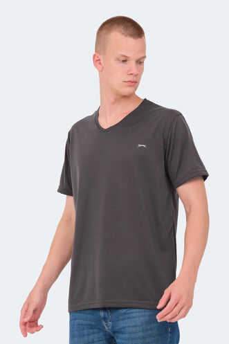 Slazenger KID Men's T-Shirt Dark Gray - Thumbnail