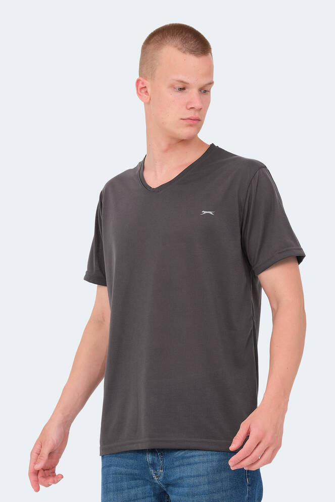 Slazenger KID Men's T-Shirt Dark Gray