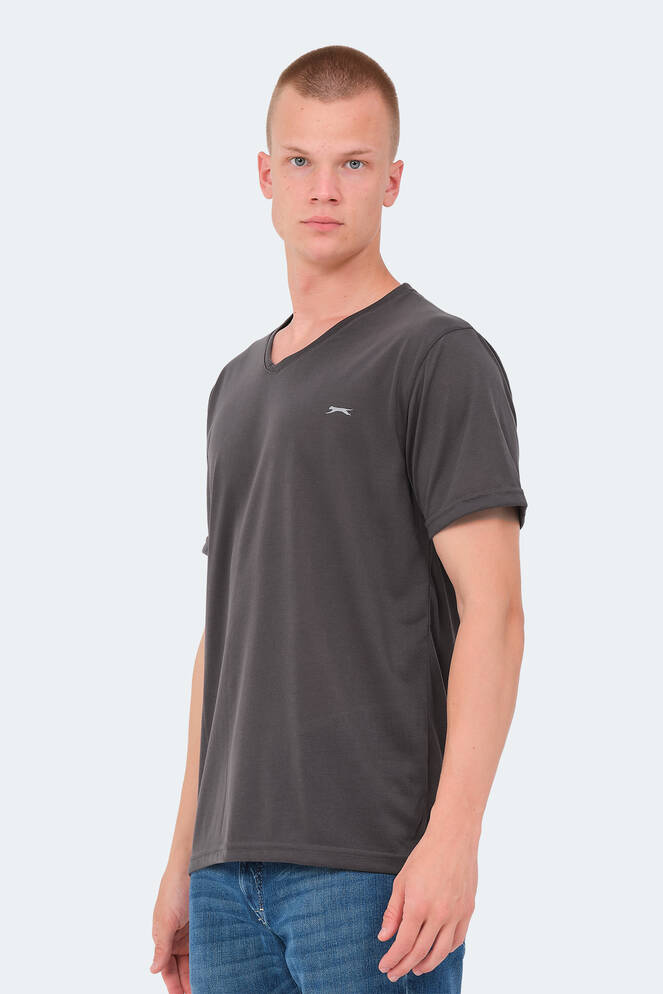 Slazenger KID Men's T-Shirt Dark Gray