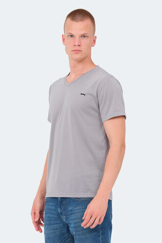 Slazenger KID Men's T-Shirt Gray - Thumbnail