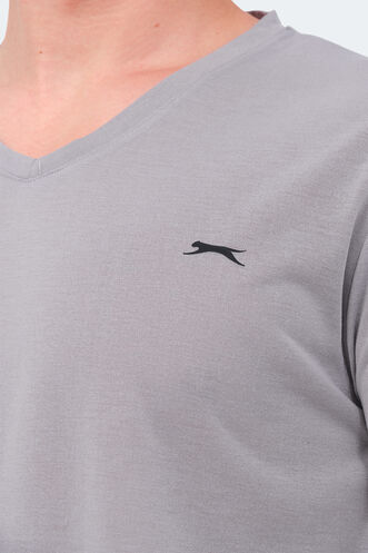 Slazenger KID Men's T-Shirt Gray - Thumbnail