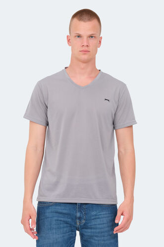 Slazenger KID Men's T-Shirt Gray - Thumbnail