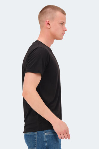 Slazenger KIELD Men's T-Shirt Black - Thumbnail