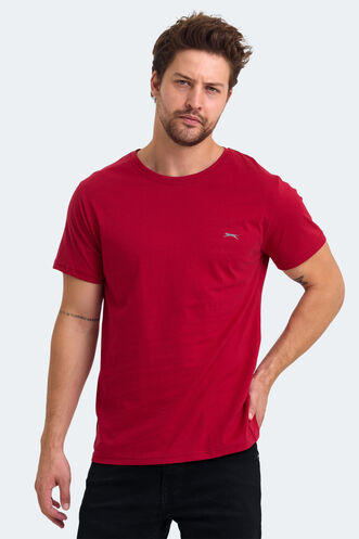 Slazenger - Slazenger KIELD Men's T-Shirt Burgundy