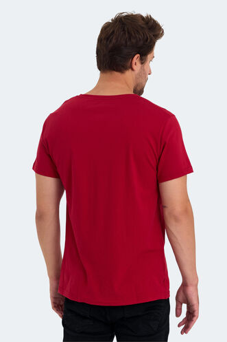 Slazenger KIELD Men's T-Shirt Burgundy - Thumbnail