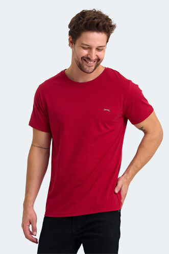 Slazenger KIELD Men's T-Shirt Burgundy - Thumbnail