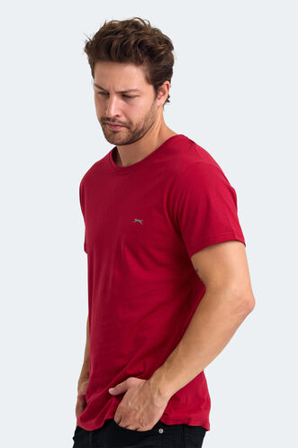 Slazenger KIELD Men's T-Shirt Burgundy - Thumbnail