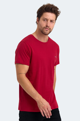 Slazenger KIELD Men's T-Shirt Burgundy - Thumbnail