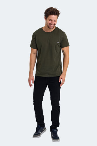 Slazenger KIELD Men's T-Shirt Khaki - Thumbnail