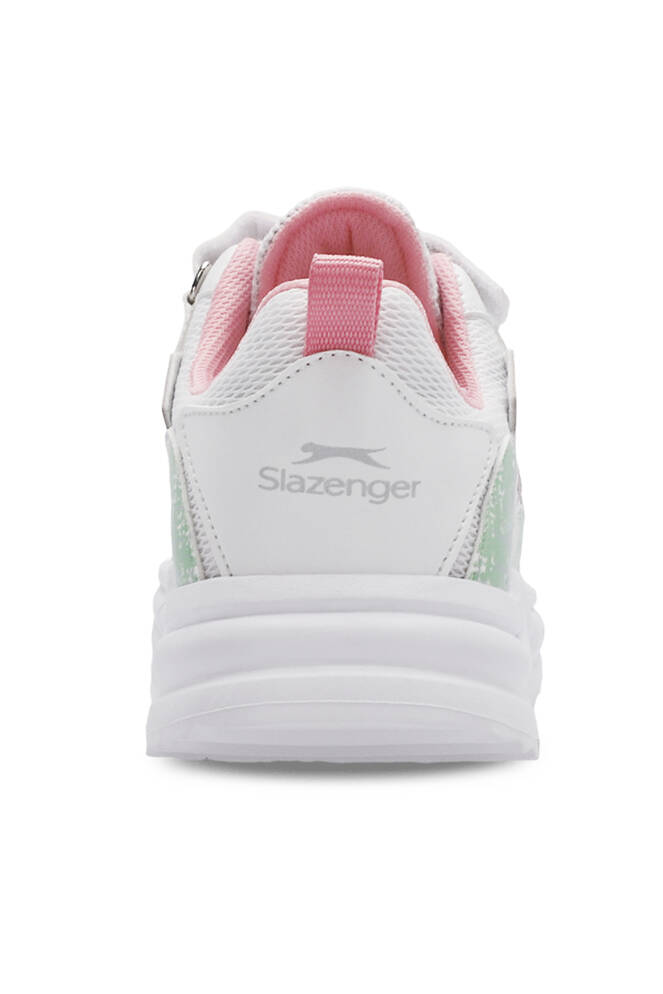 Slazenger KIKI Girls' Kids' Sneaker Shoes White - Green