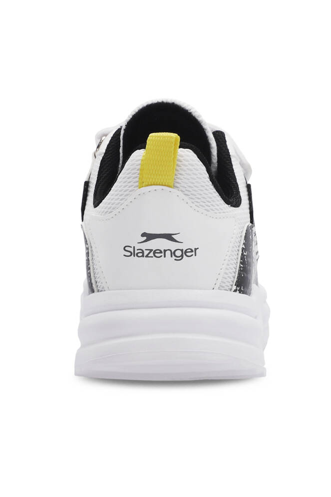 Slazenger KIKI Unisex Çocuk Spor Ayakkabıları İnci - Beyaz - Siyah