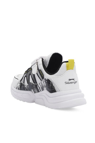 Slazenger KIKI Unisex Kids' Sneaker Shoes Pearl - White - Black - Thumbnail