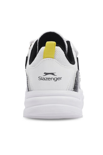 Slazenger KIKI Unisex Kids' Sneaker Shoes Pearl - White - Black - Thumbnail