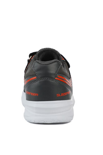 Slazenger KING Sneaker Boys' Shoes Dark Gray - Orange - Thumbnail