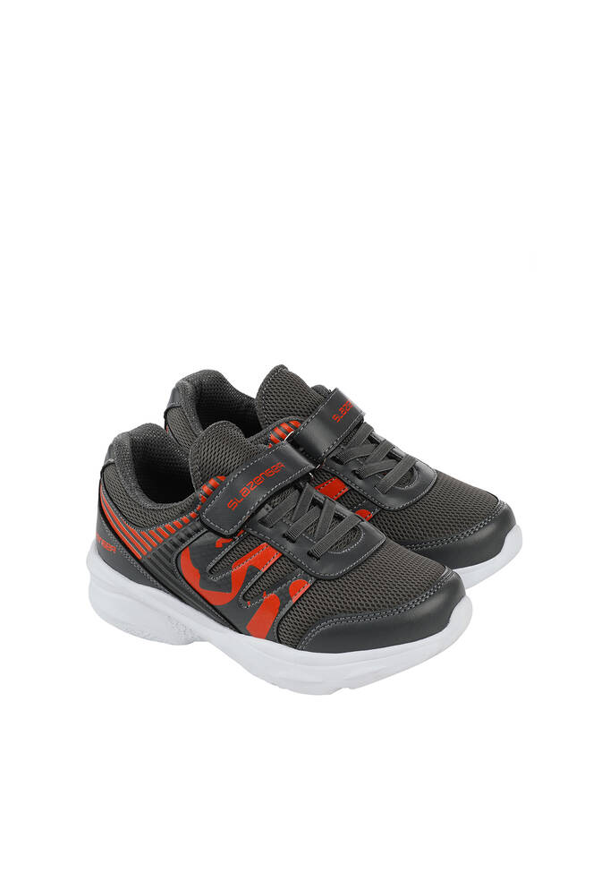 Slazenger KING Sneaker Boys' Shoes Dark Gray - Orange