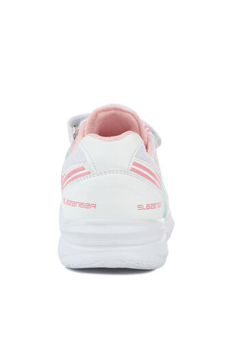 Slazenger KING Sneaker Girls Children's Shoes White - Pink - Thumbnail