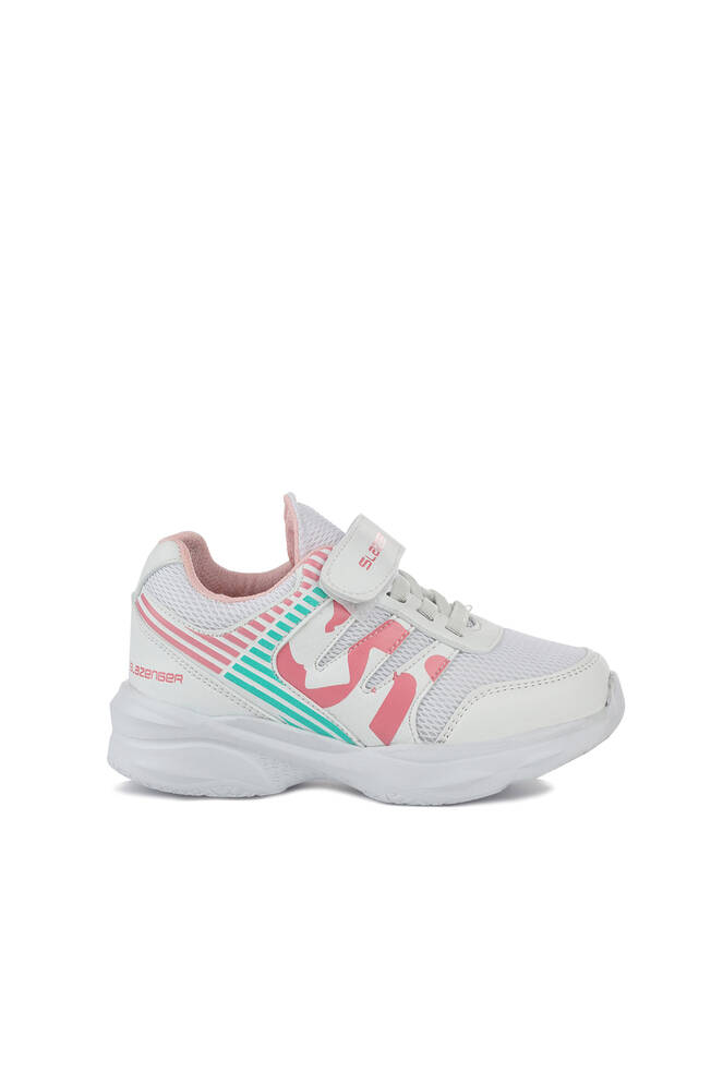 Slazenger KING Sneaker Girls Children's Shoes White - Pink