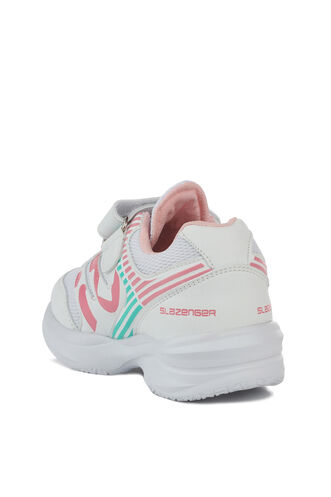 Slazenger KING Sneaker Girls Children's Shoes White - Pink - Thumbnail