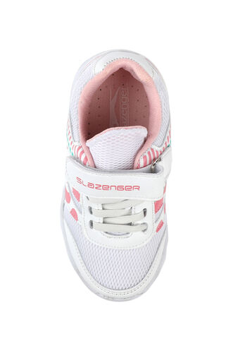 Slazenger KING Sneaker Girls Children's Shoes White - Pink - Thumbnail