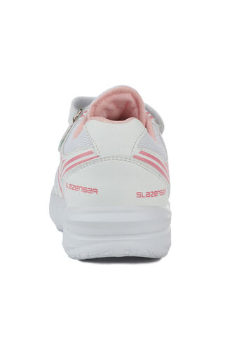 Slazenger KING Sneaker Girls Children's Shoes White - Pink - Thumbnail