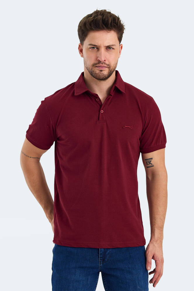 Slazenger KLASSE Erkek Tişört Bordo