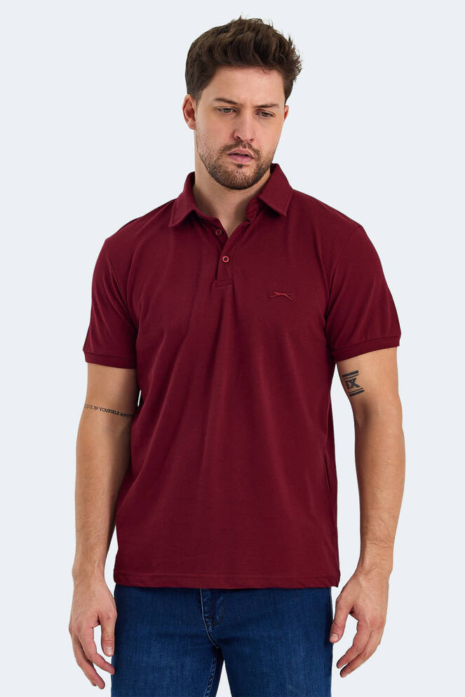 Slazenger KLASSE Erkek Tişört Bordo