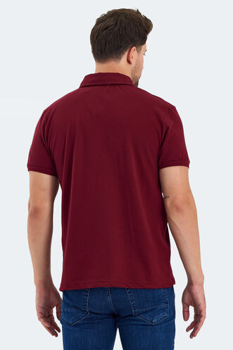 Slazenger KLASSE Men's T-shirt Burgundy - Thumbnail