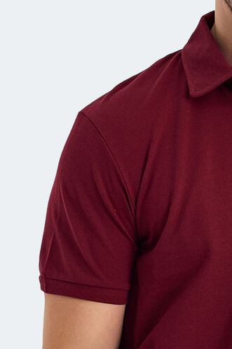 Slazenger KLASSE Men's T-shirt Burgundy - Thumbnail