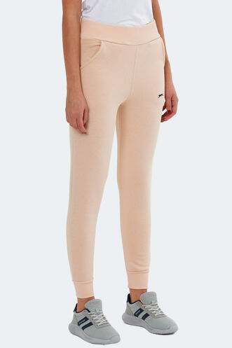 Slazenger KLAUS Women's Sweatpants Bottoms Beige - Thumbnail