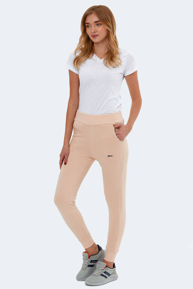 Slazenger KLAUS Women's Sweatpants Bottoms Beige