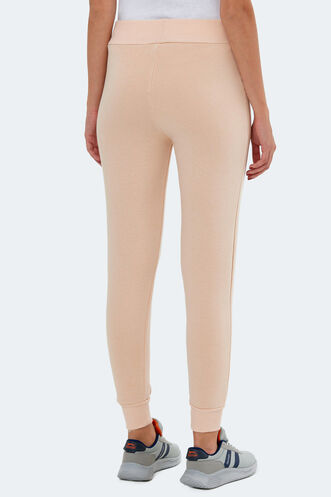 Slazenger KLAUS Women's Sweatpants Bottoms Beige - Thumbnail