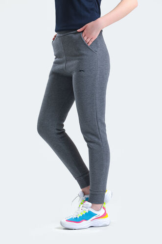 Slazenger KLAUS Women's Sweatpants Bottoms Dark Grey - Thumbnail