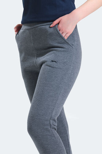 Slazenger KLAUS Women's Sweatpants Bottoms Dark Grey - Thumbnail