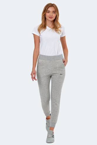 Slazenger KLAUS Women's Sweatpants Bottoms Gray - Thumbnail