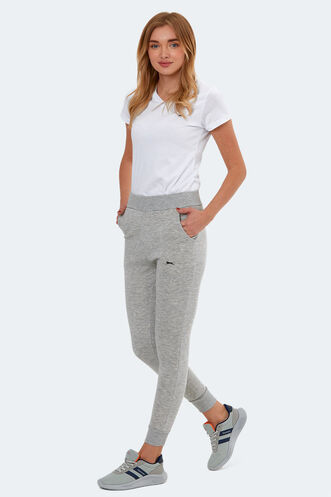 Slazenger KLAUS Women's Sweatpants Bottoms Gray - Thumbnail