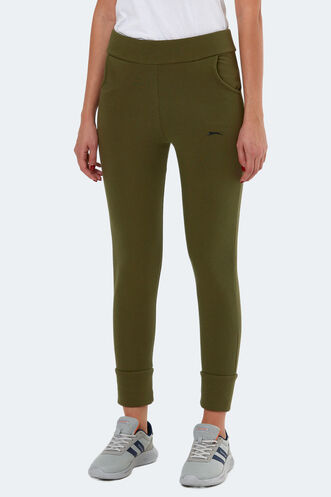 Slazenger KLAUS Women's Tracksuit Bottoms Khaki - Thumbnail