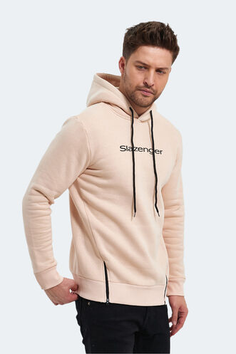 Slazenger KOBA Erkek Sweatshirt Bej - Thumbnail