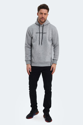 Slazenger KOBA Erkek Sweatshirt Gri - Thumbnail