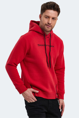 Slazenger KOBA Erkek Sweatshirt Kırmızı - Thumbnail