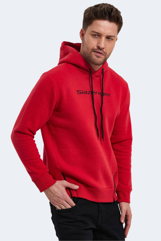 Slazenger KOBA Erkek Sweatshirt Kırmızı