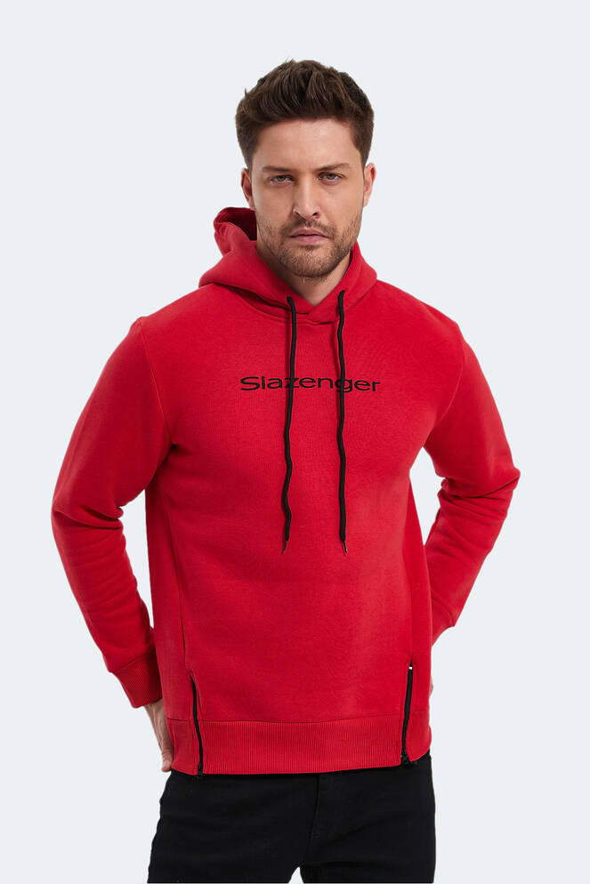 Slazenger KOBA Erkek Sweatshirt Kırmızı