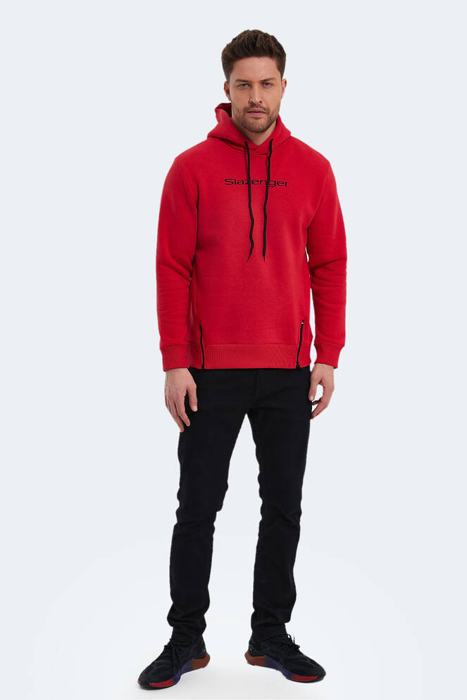 Slazenger KOBA Erkek Sweatshirt Kırmızı